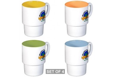 Nurse Stackable Mug Set 4 mugs by CafePress