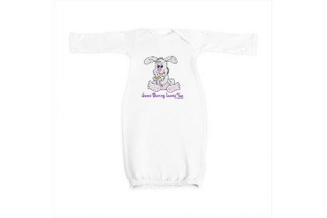 Cute Bunny Rabbit Cool Baby Gown by CafePress