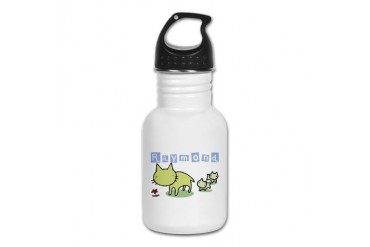 Raymond Cute Kid's Water Bottle by CafePress