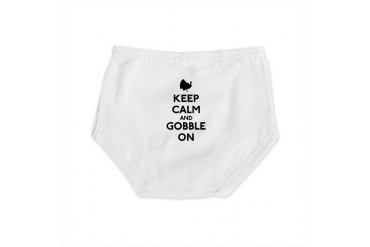 Keep Calm Gobble On Funny Diaper Cover by CafePress