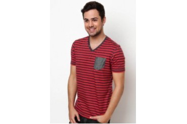 Marque Striped Pocket T-shirt