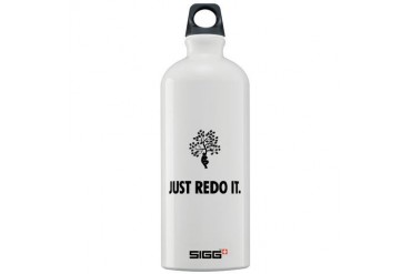 Tree Hugging Funny Sigg Water Bottle 1.0L by CafePress
