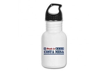 Made in Costa Mesa California Kid's Water Bottle by CafePress