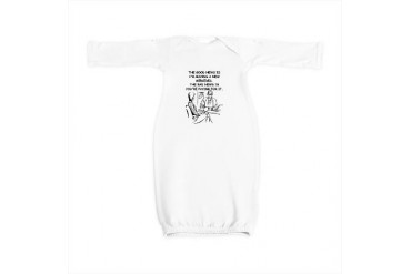 doctor physician surgeon joke giifts t-shirts Baby Funny Baby Gown by CafePress