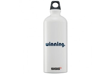 Winning Funny Sigg Water Bottle 1.0L by CafePress