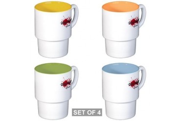 Sheldon Stackable Mug Set 4 mugs by CafePress