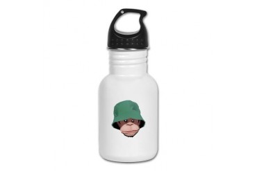 YetiMnky Monkey Kid's Water Bottle by CafePress