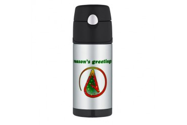 Reasons Greetings Atheist Thermos Bottle 12oz by CafePress