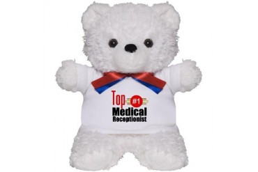 Top Medical Receptionist Occupations Teddy Bear by CafePress