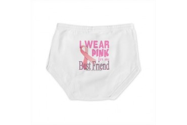 I Wear Pink for my Best Friend Breast Cancer Aware Breast cancer Diaper Cover by CafePress