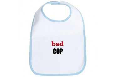IVF Bad Cop Twin Funny Bib by CafePress