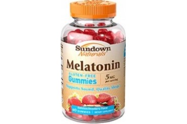 Sundown Naturals Melatonin Gummies 5mg Sealed Bottle