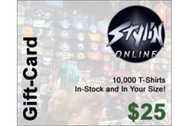 25 Dollar Stylin Online Gift Certificate