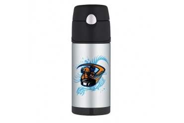 Ice Hockey. Sports Thermos Bottle 12oz by CafePress