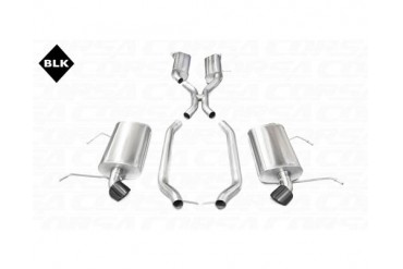 Corsa Black Sport Cat-Back Exhaust Jeep Grand Cherokee 5.7L V8 11-13
