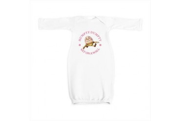 Humpty Dumpty Sat On A Wall Baby Baby Gown by CafePress