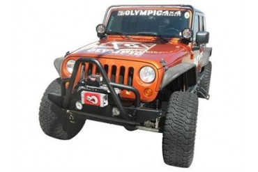 Olympic 4x4 Products Boa Rock Bumper in Gloss Black 572-171 Front Bumpers