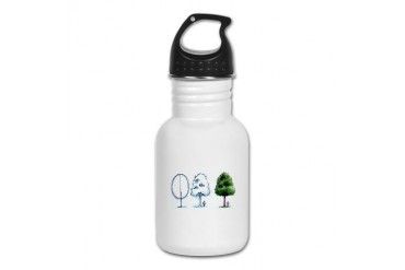 Trees Environment Kid's Water Bottle by CafePress