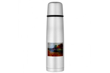 Old Mill Large Thermos Bottle Vintage Large Thermosreg; Bottle by CafePress