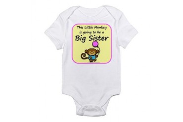 Little monkey is going to be Infant Bodysuit