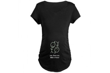 There are 2 in there! Maternity Dark T-Shirt
