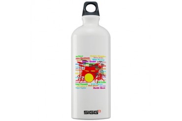 Drum 2 Music Sigg Water Bottle 1.0L by CafePress