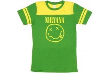 Nirvana Smiley Face Baby Doll Tee