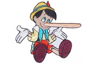 Disney Pinocchio Lying Patch