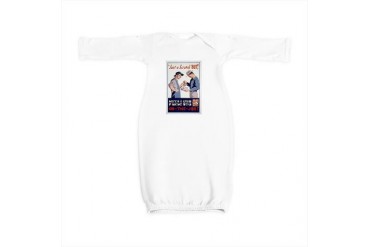 wpa 414.jpg Vintage Baby Gown by CafePress