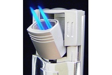 Tiger Forward Flip Double Torch Lighter