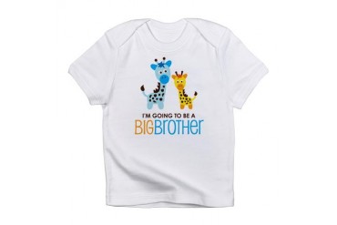 Giraffe going to be a Big Brother Infant T-Shirt