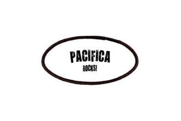 Pacifica Rocks California Patches by CafePress