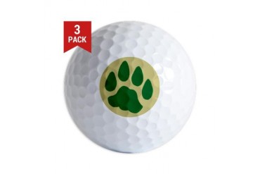 Cat Track Cat Golf Balls by CafePress