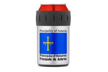 Asturias Thermos Can Cooler Spanish Thermosreg; Can Cooler by CafePress