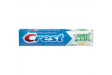 Crest Fresh and White Gleem Fluoride Anticavity Toothpaste 6.4 oz Tube
