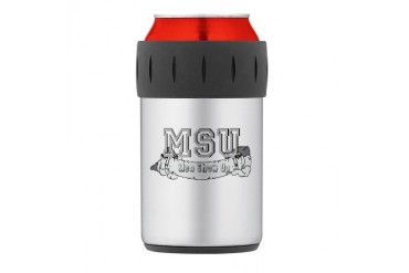 MSU Thermos Can Cooler Men Thermosreg; Can Cooler by CafePress