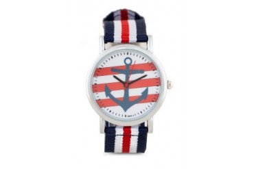 Something Borrowed Anchor Round Face Watch