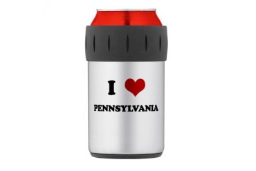 PENNSYLVANIA.png Thermos Can Cooler Funny Thermosreg; Can Cooler by CafePress
