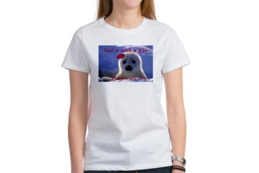 Seal it with a Kiss Canada Women's T-Shirt by CafePress