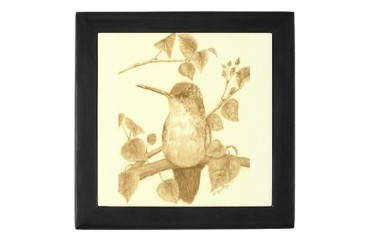 Hummingbird Keepsake Box by CafePress