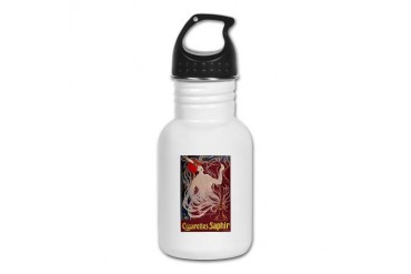 Cigarettes Saphir Art deco Kid's Water Bottle by CafePress