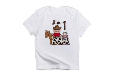 Cowboy First Birthday Infant T-Shirt