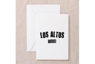 Los Altos Rocks California Greeting Card by CafePress