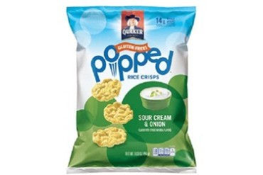 Quaker Popped Sour Cream amp Onion Rice Crisps