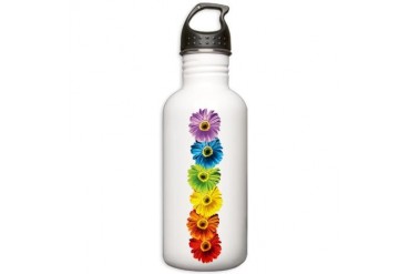 Rainbow Daisies Stainless Water Bottle 1.0L