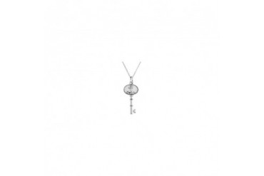 h for a Father Pendant with 18 Inch Chain in Sterling Silver 40.91X18.26 MM