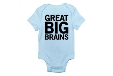 Great Big Brains Geek Infant Bodysuit by CafePress