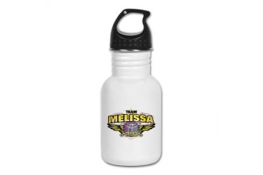 Team Melissa Celebrity Kid's Water Bottle by CafePress