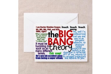 Big Bang Quotes Greeting Card