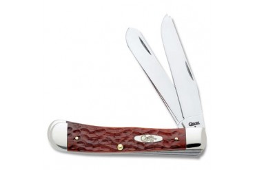 Case Chrome Vanadium Trapper with Chestnut Jigged Bone Handle